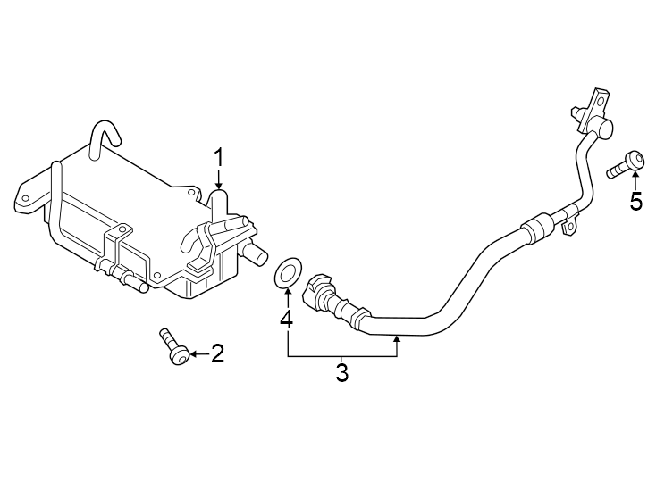 Diagram TRANS oil cooler. for your 2006 Porsche Cayenne   