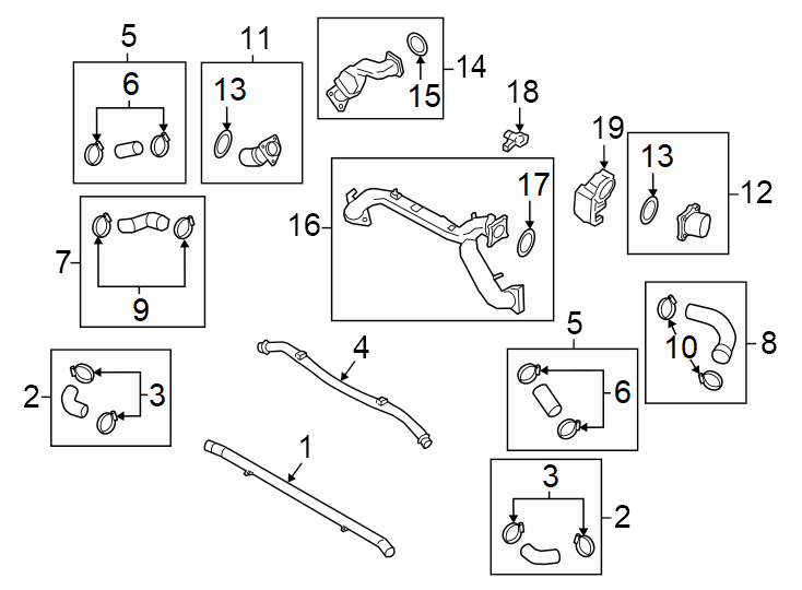 Diagram Intercooler. for your 2014 Porsche Cayenne  Base Sport Utility 