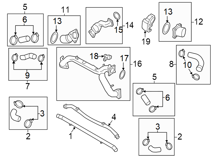 Diagram Intercooler. for your 2013 Porsche Cayenne  S Sport Utility 