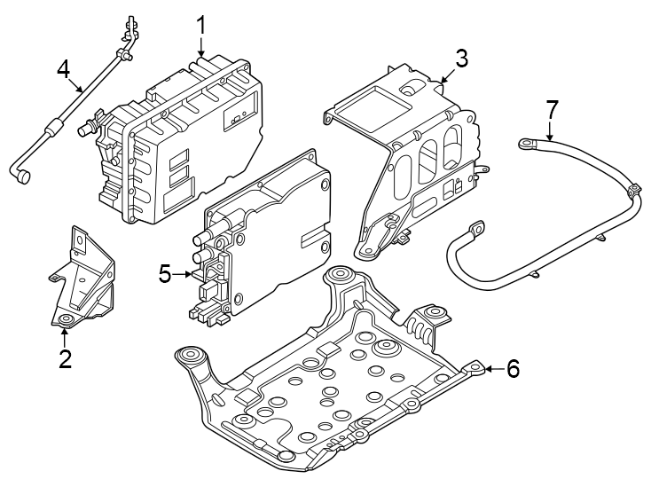 Diagram Control module. for your 2024 Porsche Cayenne 3.0L V6 PLUG-IN HYBRID EV-GAS (PHEV) A/T  