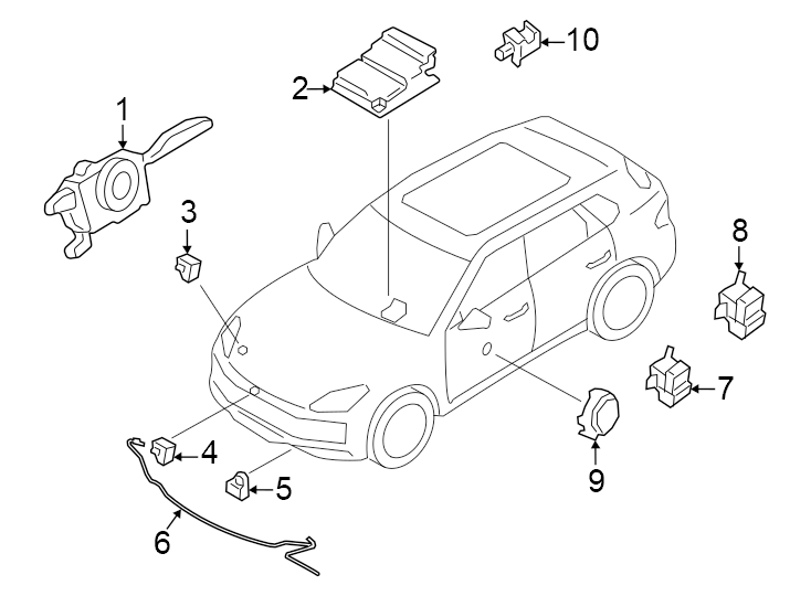 5Restraint systems. Air bag components.https://images.simplepart.com/images/parts/motor/fullsize/6971552.png