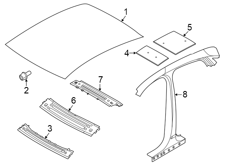 7Front. Rear. Standard roof. W/O COUPE. W/O roof rack. W/ROOF rack.https://images.simplepart.com/images/parts/motor/fullsize/6971595.png