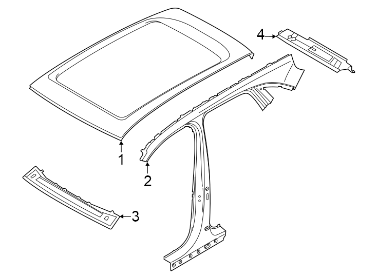 3Panoramic roof. W/O COUPE. W/O roof rack. W/ROOF rack.https://images.simplepart.com/images/parts/motor/fullsize/6971599.png