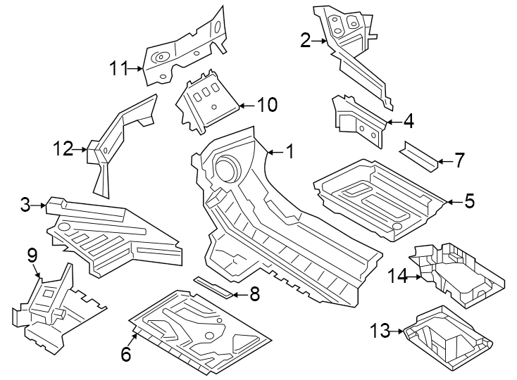 12Front floor. W/E-HYBRID only.https://images.simplepart.com/images/parts/motor/fullsize/6971619.png