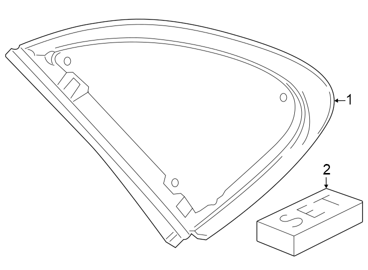 1Aluminum molding. Porsche. W/NOISE cancel. W/O COUPE. W/O noise cancel.https://images.simplepart.com/images/parts/motor/fullsize/6971677.png