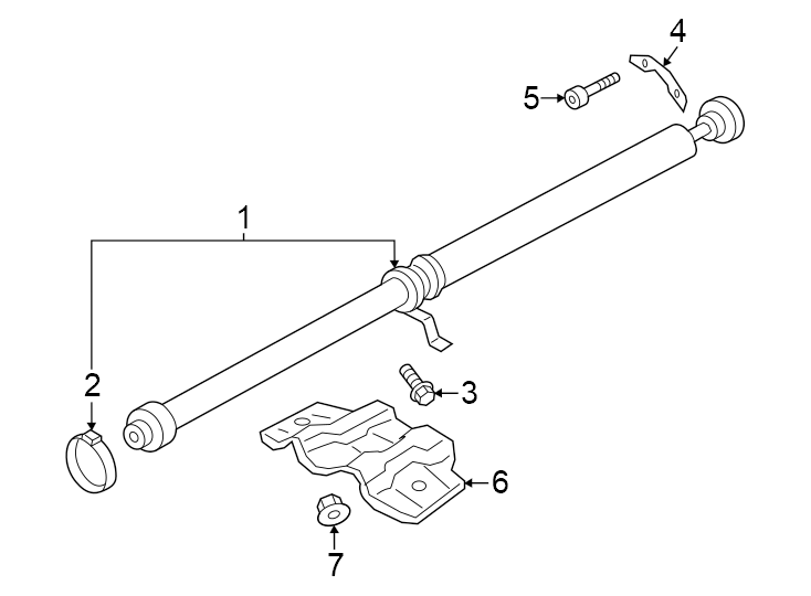 Diagram Rear suspension. Drive shaft. for your Porsche Cayenne  