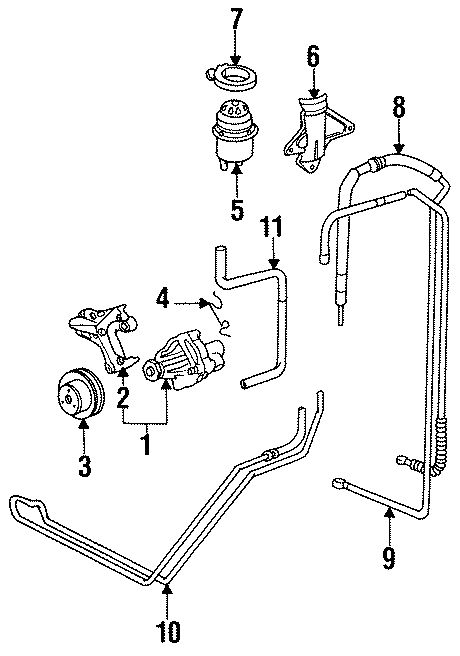 Diagram STEERING GEAR & LINKAGE. PUMP & HOSES. for your 2014 Porsche Cayenne  Diesel Platinum Edition Sport Utility 