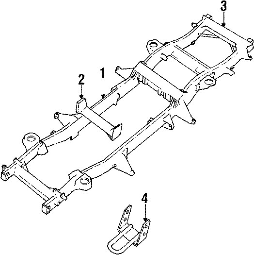 Full size assembly image of FRAME & COMPONENTS. (1/1)