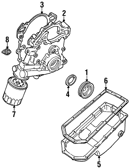 Diagram ENGINE PARTS. for your 2020 Land Rover Range Rover Evoque  R-Dynamic SE Sport Utility 