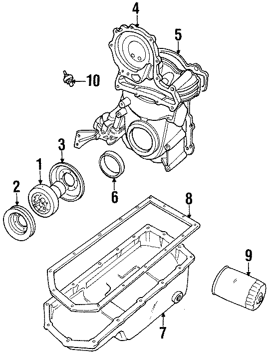 Diagram ENGINE PARTS. for your 2022 Land Rover Range Rover Evoque  R-Dynamic SE Sport Utility 