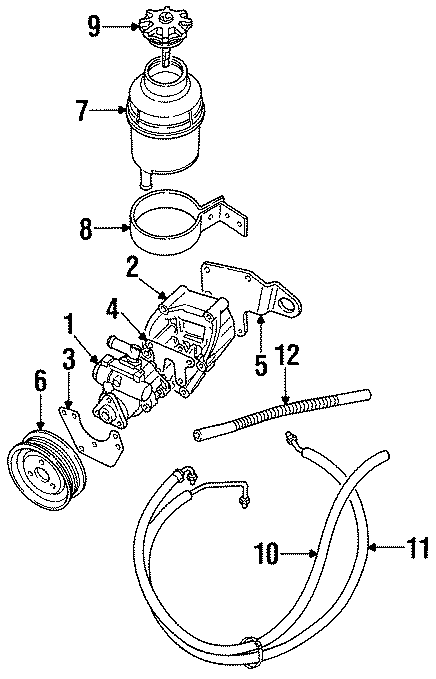 Diagram STEERING GEAR & LINKAGE. PUMP & HOSES. for your 2016 Land Rover Range Rover  SV Autobiography Sport Utility 