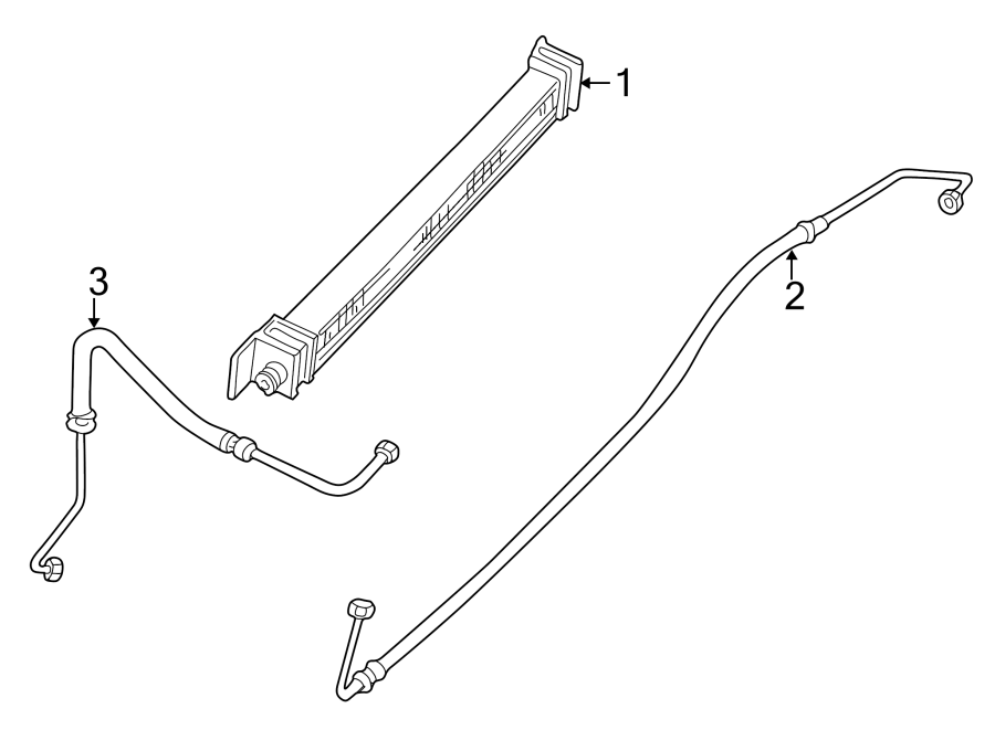 Diagram ENGINE OIL COOLER. for your 2022 Land Rover Range Rover Evoque  R-Dynamic SE Sport Utility 