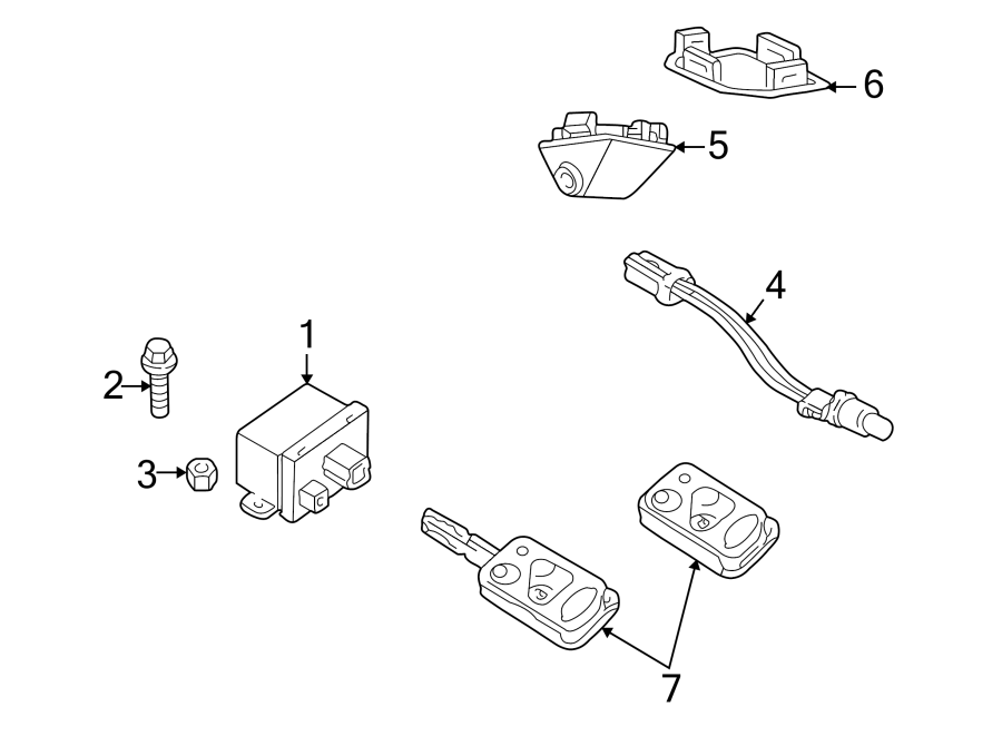 Diagram Alarm system. for your 2015 Land Rover Range Rover   