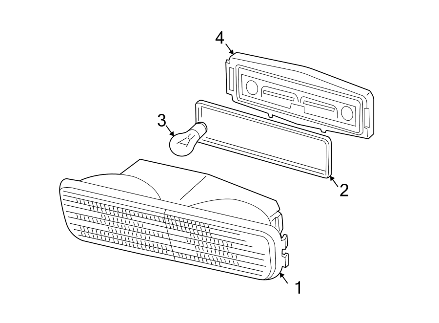 Diagram REAR LAMPS. for your Land Rover