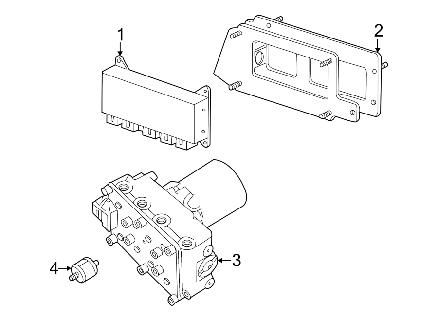 Full size assembly image of Electrical. Abs components. (1/1)
