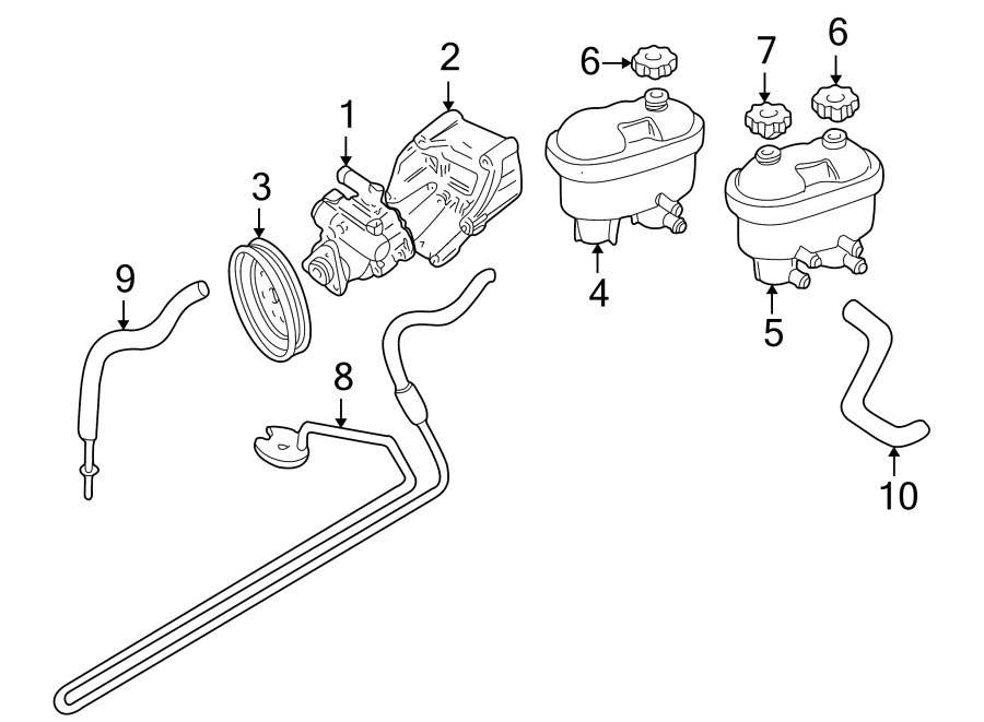 Diagram STEERING GEAR & LINKAGE. PUMP & HOSES. for your 2016 Land Rover Range Rover  SV Autobiography Sport Utility 