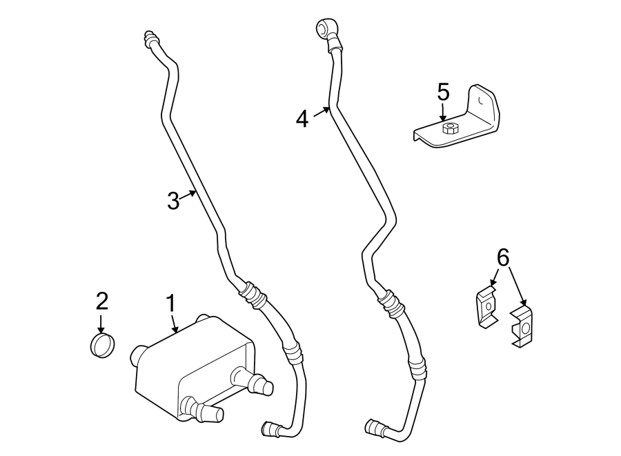 Diagram TRANS OIL COOLER. for your 2018 Land Rover Range Rover Sport   