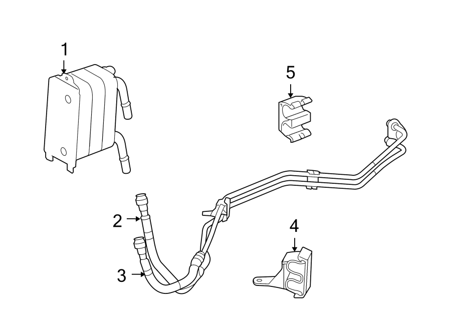 Diagram TRANS OIL COOLER. for your 2018 Land Rover Range Rover Sport   