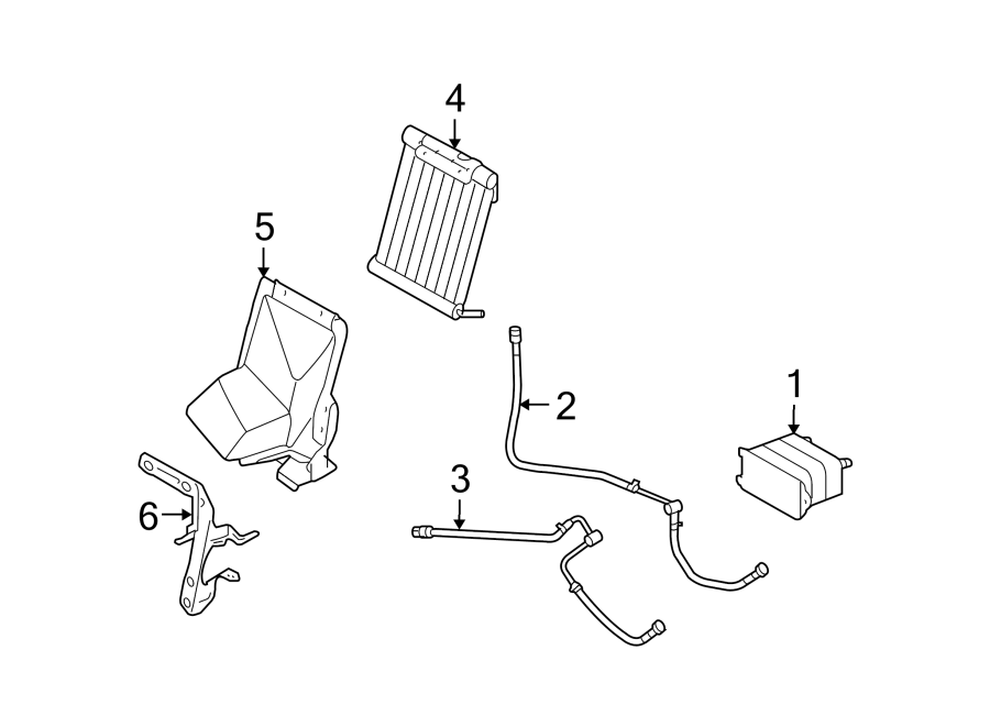 Diagram ENGINE OIL COOLER. for your 2022 Land Rover Range Rover Evoque  R-Dynamic S Sport Utility 