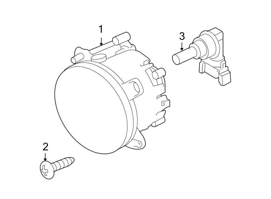 Diagram FRONT LAMPS. FOG LAMPS. for your 2023 Land Rover Range Rover Velar   