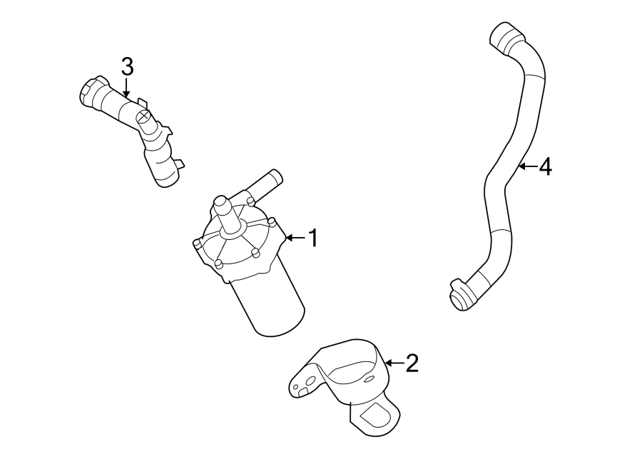 Diagram WATER PUMP. for your 2019 Land Rover Range Rover Evoque   