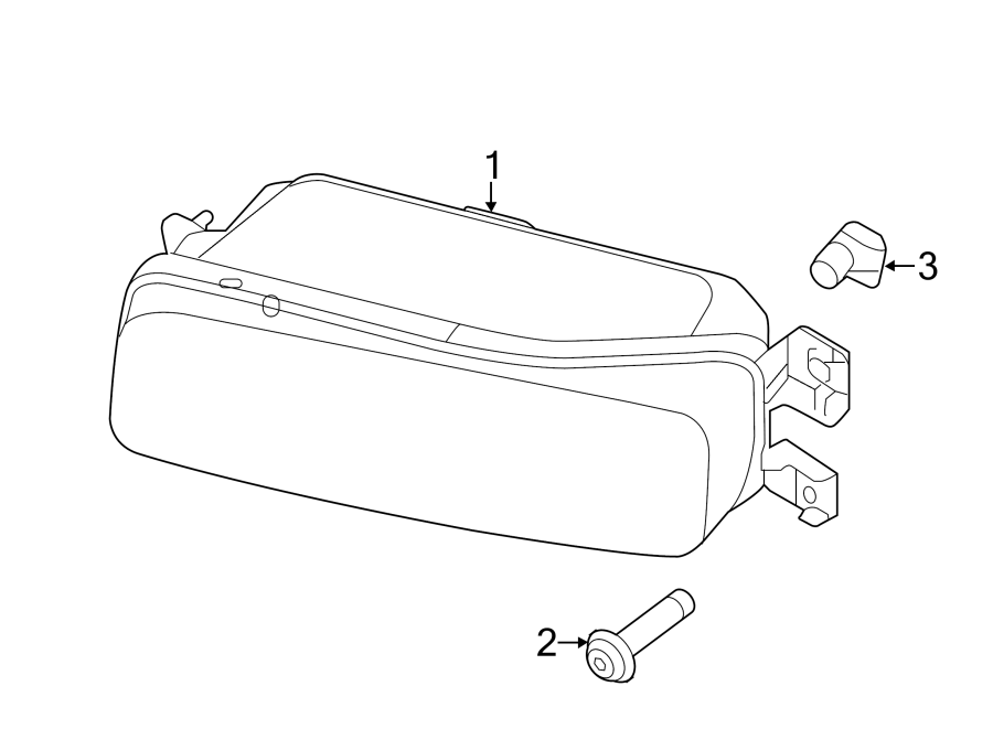 Diagram FRONT LAMPS. FOG LAMPS. for your 2019 Land Rover Range Rover Sport  Supercharged Dynamic Sport Utility 