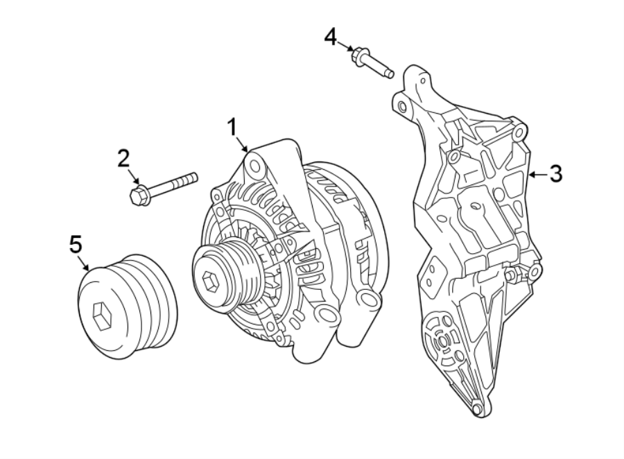 Diagram ALTERNATOR. for your 2021 Land Rover Range Rover Sport 2.0L Ingenium PLUG-IN HYBRID EV-GAS (PHEV) A/T 4WD Autobiography Sport Utility 