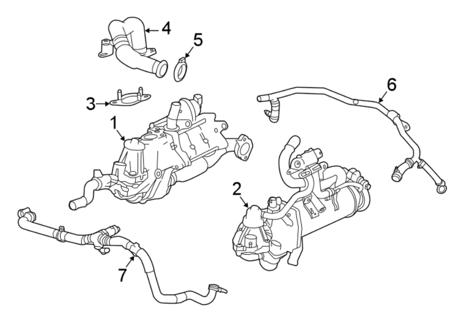 Diagram EMISSION SYSTEM. EMISSION COMPONENTS. for your 2016 Land Rover LR4   