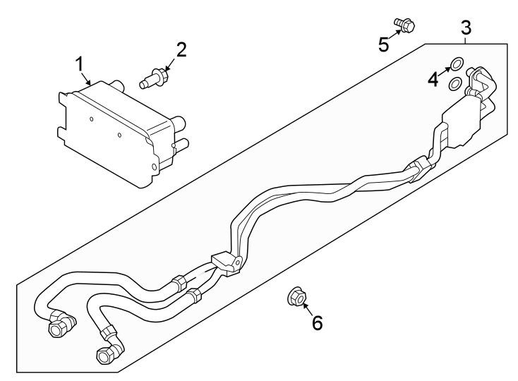 Diagram TRANS oil cooler. for your 2020 Land Rover Range Rover   