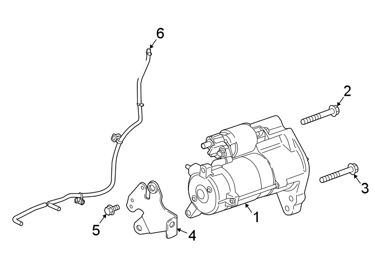 Diagram Starter. for your 2021 Land Rover Range Rover  HSE Sport Utility 
