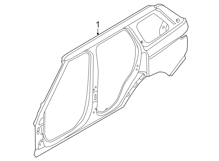 Diagram Pillars. Rocker & floor. Uniside. for your Land Rover