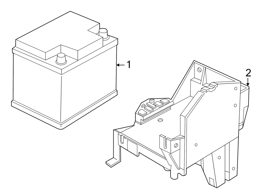 Diagram BATTERY. for your Land Rover Freelander  