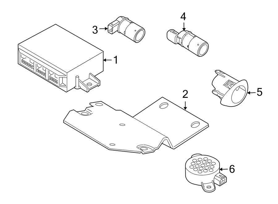 Diagram ELECTRICAL COMPONENTS. for your 2015 Land Rover LR4   