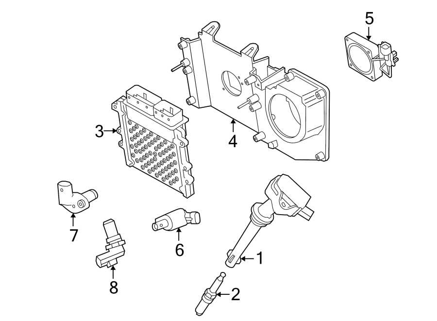 Diagram Ignition system. for your 2010 Land Rover LR4   