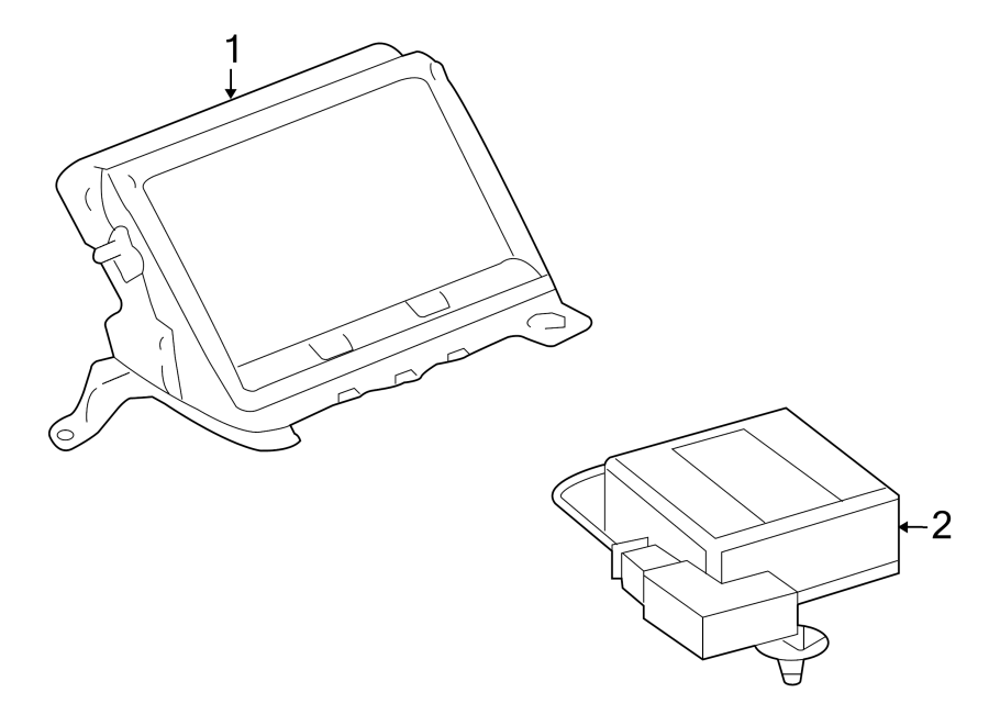 Diagram NAVIGATION SYSTEM COMPONENTS. for your 2014 Land Rover LR4   