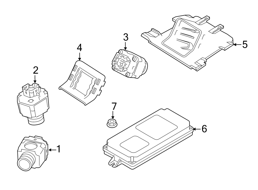 Diagram ELECTRICAL COMPONENTS. for your 2004 Land Rover Range Rover   