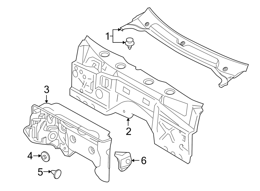 Diagram COWL. for your 2014 Land Rover Range Rover  Autobiography Sport Utility 