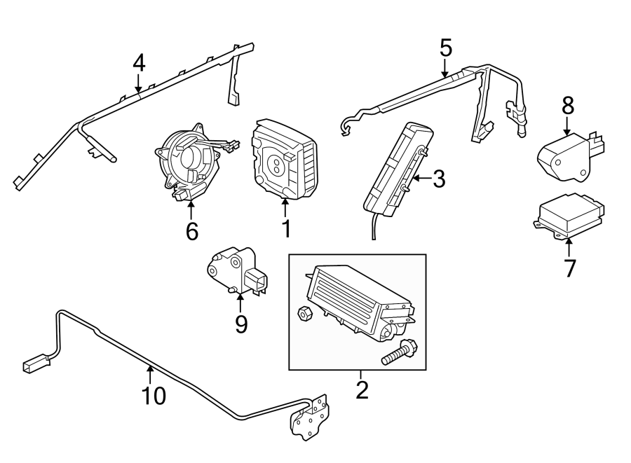 2011 Land-rover LR4 Air Bag Impact Sensor (Front) - YWJ500370 | Land ...