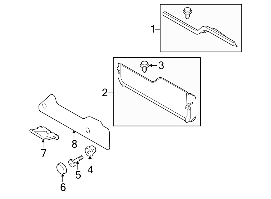 Diagram TAIL GATE. INTERIOR. for your 2013 Land Rover LR4   