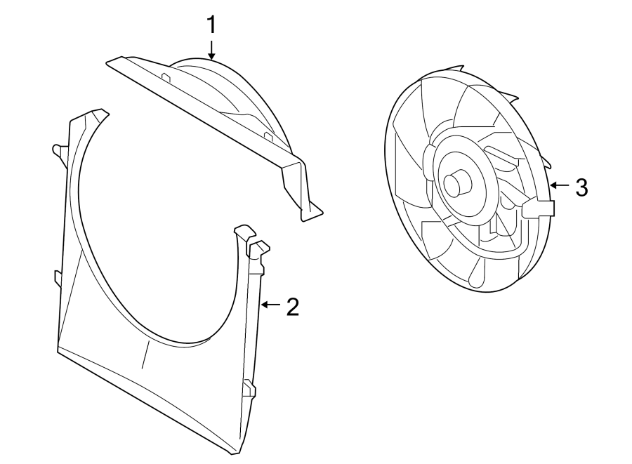 Diagram COOLING FAN. for your 2011 Land Rover Range Rover Sport   