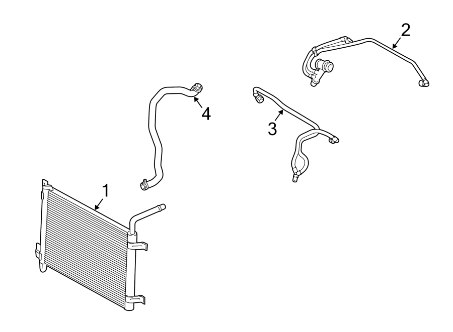 Diagram INTERCOOLER. for your 2022 Land Rover Range Rover  SV Autobiography Dynamic Sport Utility 