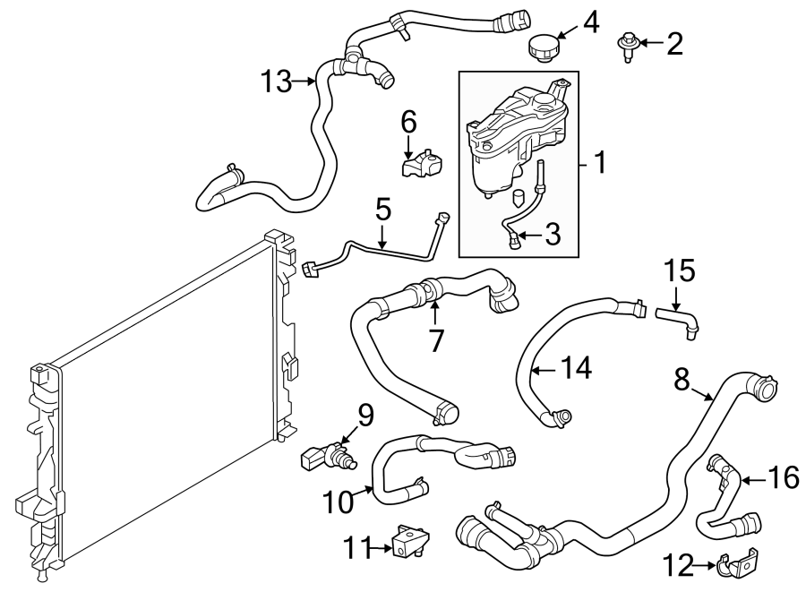 Diagram HOSES & LINES. for your 2020 Land Rover Range Rover 2.0L Ingenium PLUG-IN HYBRID EV-GAS (PHEV) A/T AWD HSE Sport Utility 