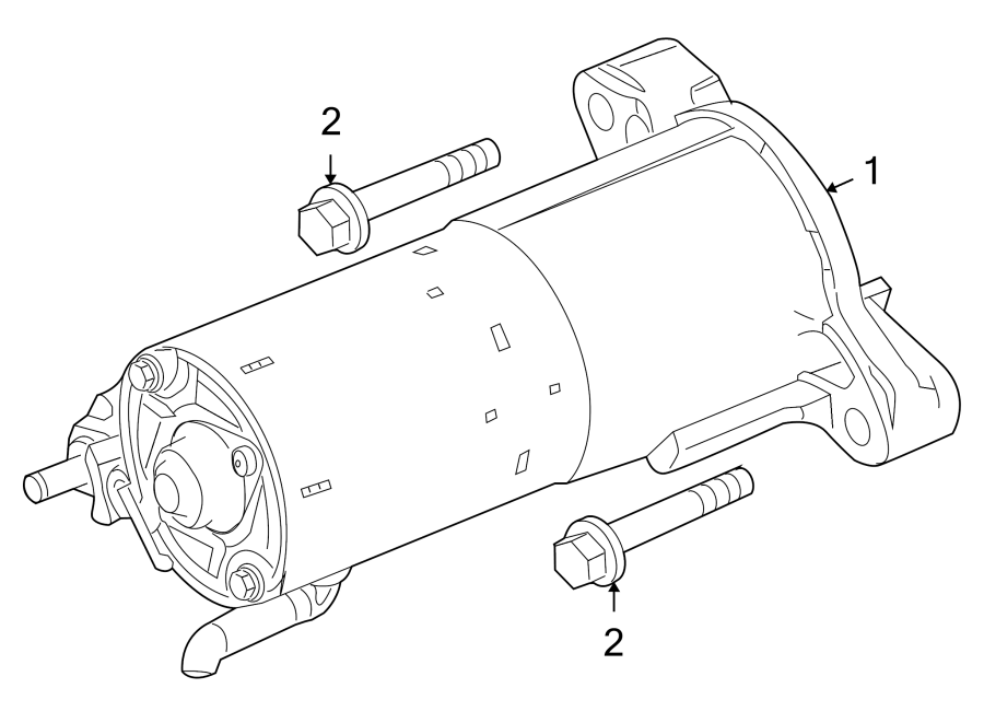 Diagram STARTER. for your 2009 Land Rover LR2   