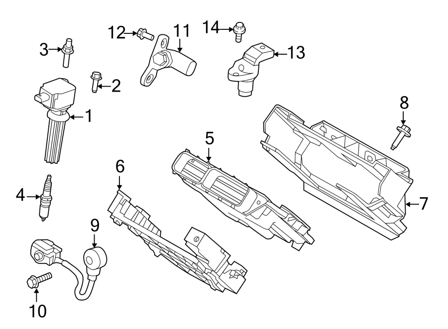 Diagram IGNITION SYSTEM. for your 2012 Land Rover Range Rover  HSE Lux Sport Utility 