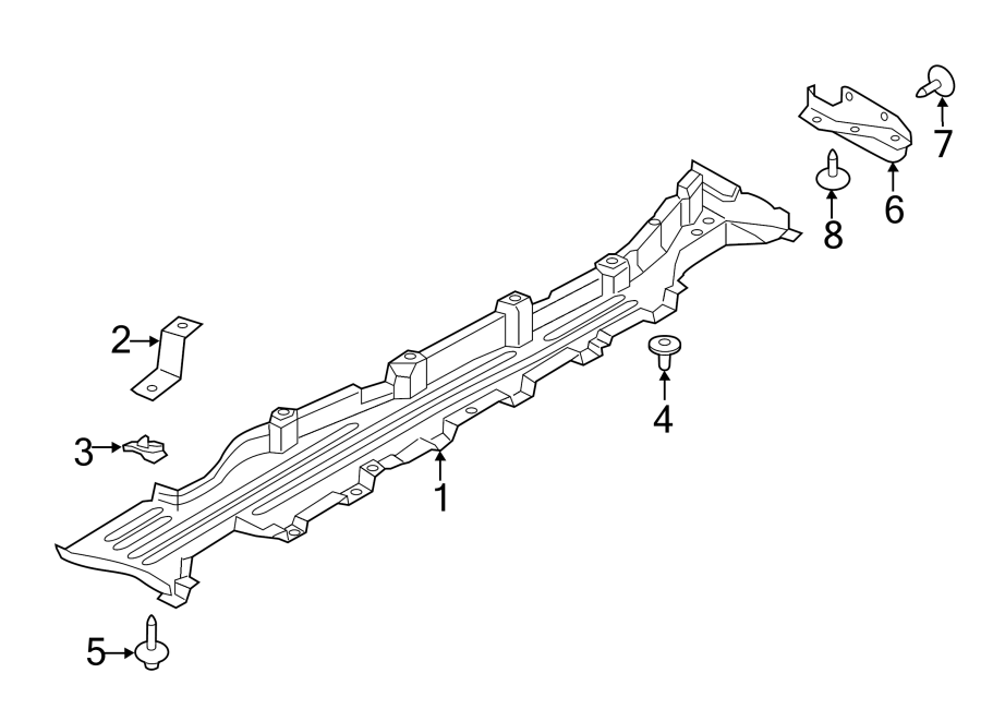 Diagram PILLARS. ROCKER & FLOOR. for your 2018 Land Rover Range Rover Sport   