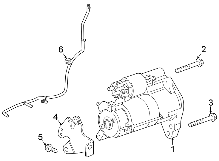 Diagram Starter. for your 2020 Land Rover Range Rover Sport  SE Sport Utility 