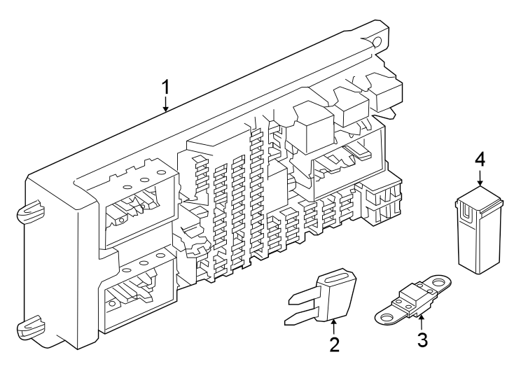 Diagram Fuse & RELAY. for your 2020 Land Rover Range Rover   