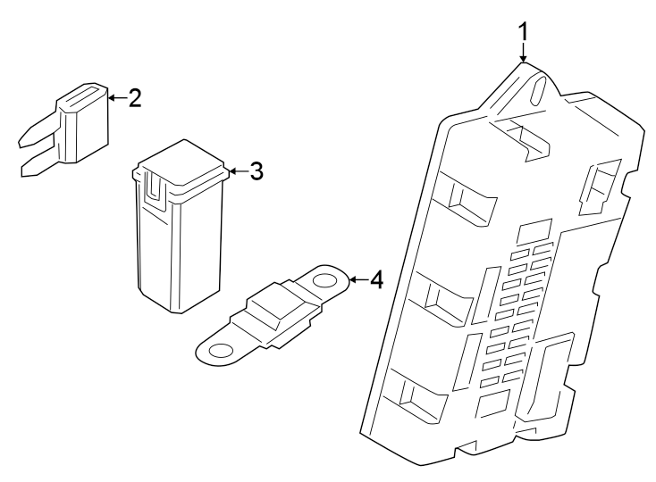 Diagram Fuse & RELAY. for your 2022 Land Rover Range Rover Sport 2.0L Ingenium A/T 4WD HSE Silver Edition Sport Utility 