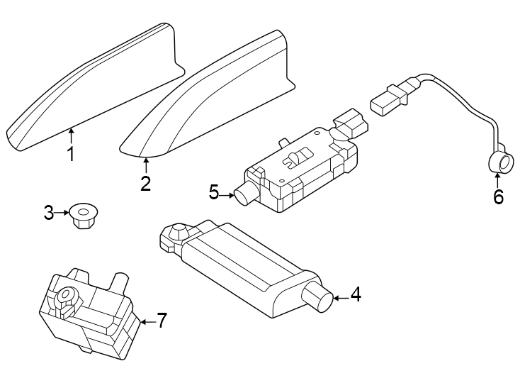 Diagram Antenna. for your Land Rover