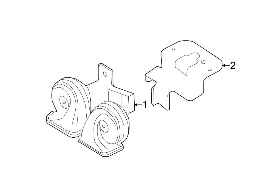 Full size assembly image of HORN. (1/1)